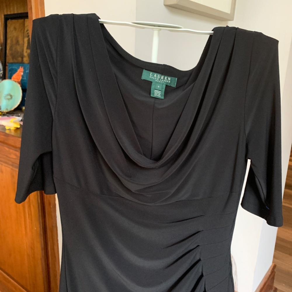 Lauren by Ralph Lauren soft cowl dress. Worn about twice - Picture 3 of 4